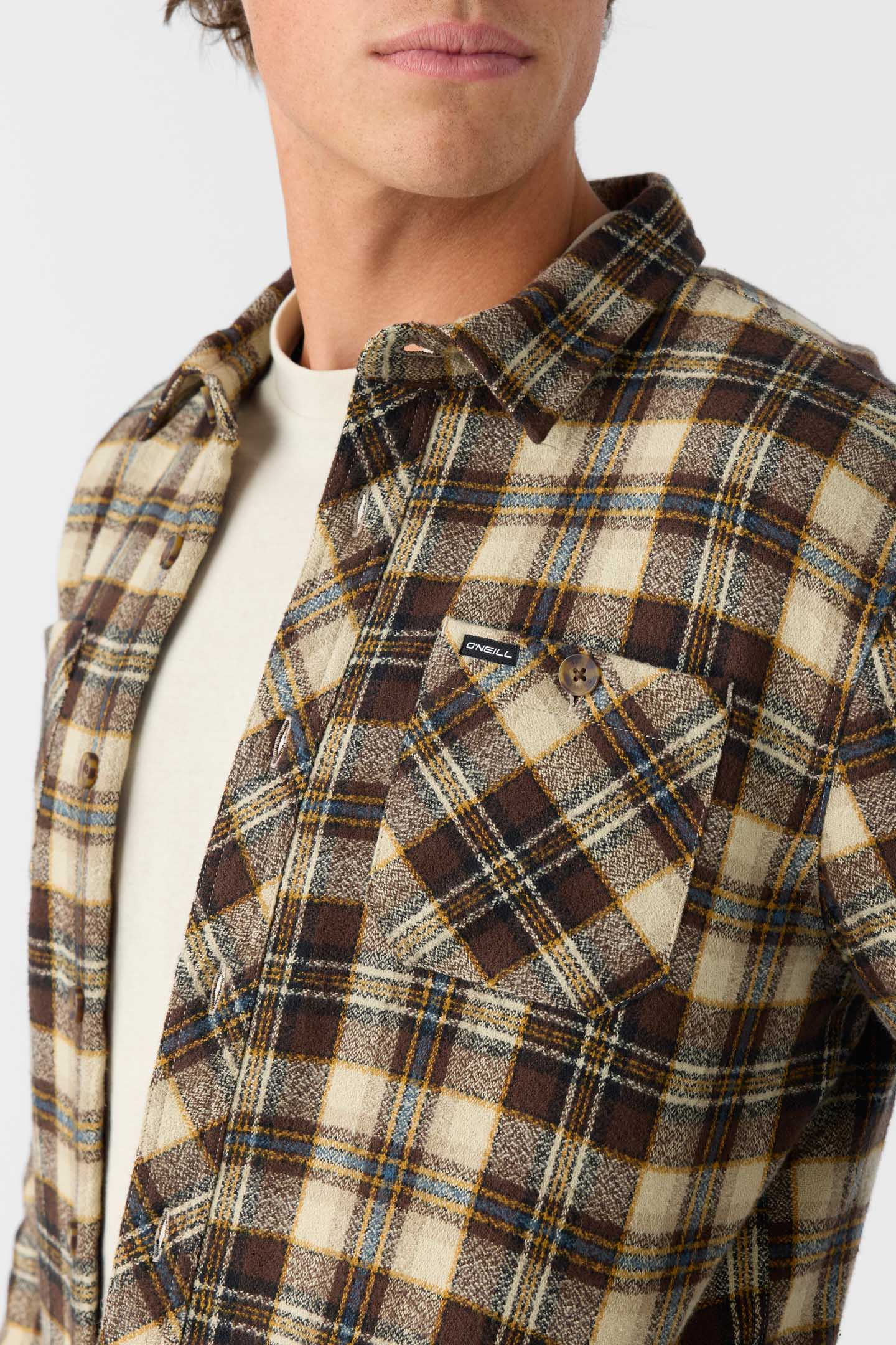 Redmond Flannel High Pile Lined Jacket - Image 5