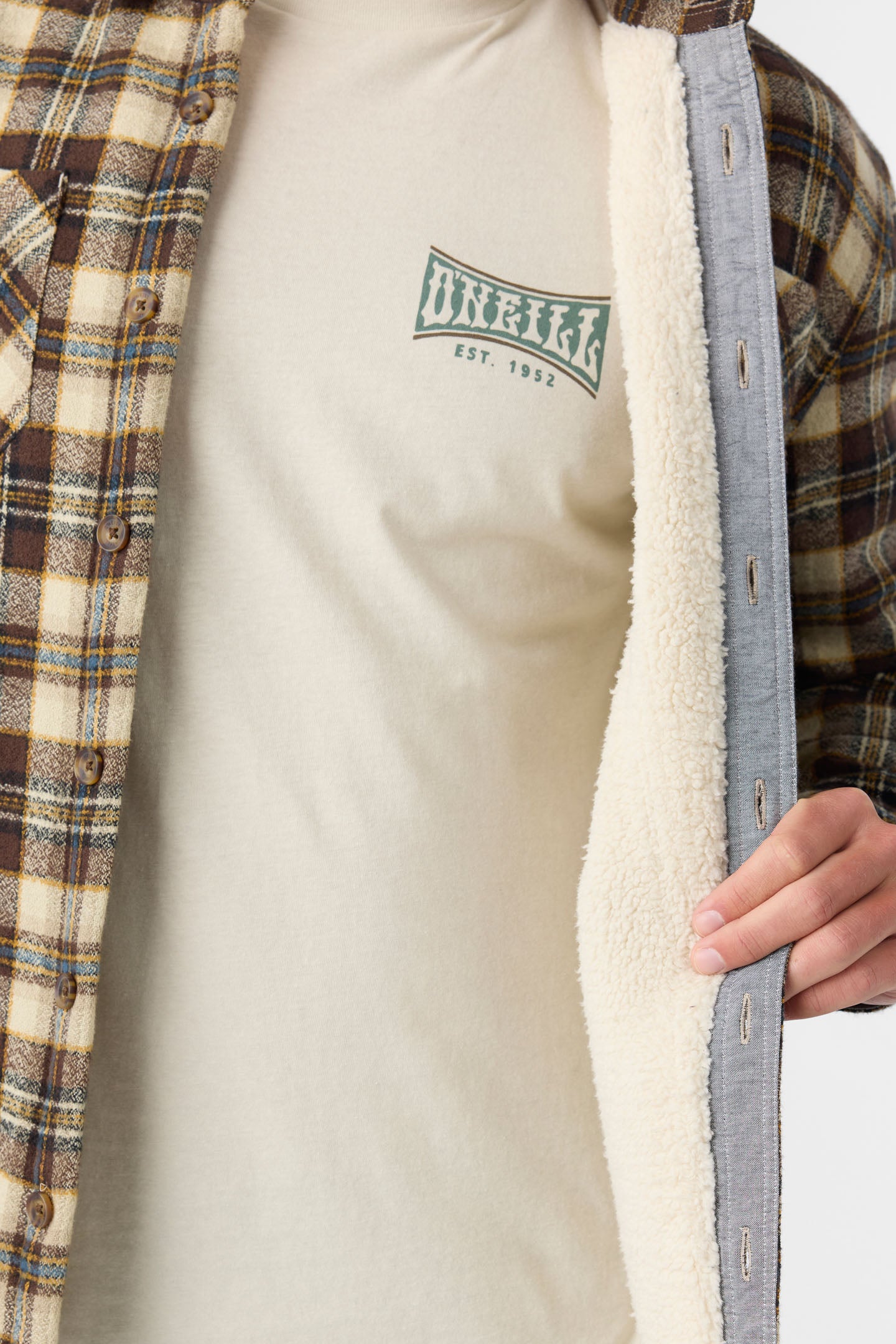 Redmond Flannel High Pile Lined Jacket - Image 4