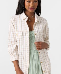 Brooks Flannel Long Sleeve Top