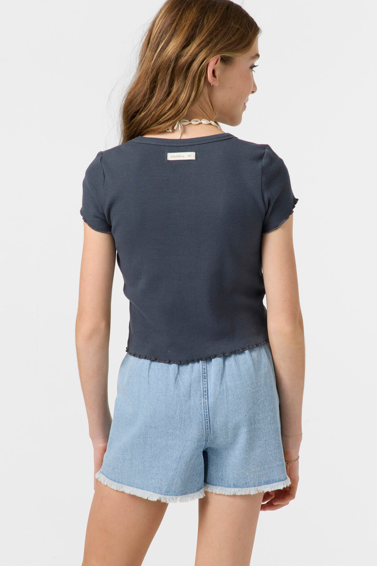 Girl's Kylas Denim Shorts - Image 2