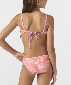 Alternative view of Girl's Nayomi Floral Revo Tie Back Bralette Top Set