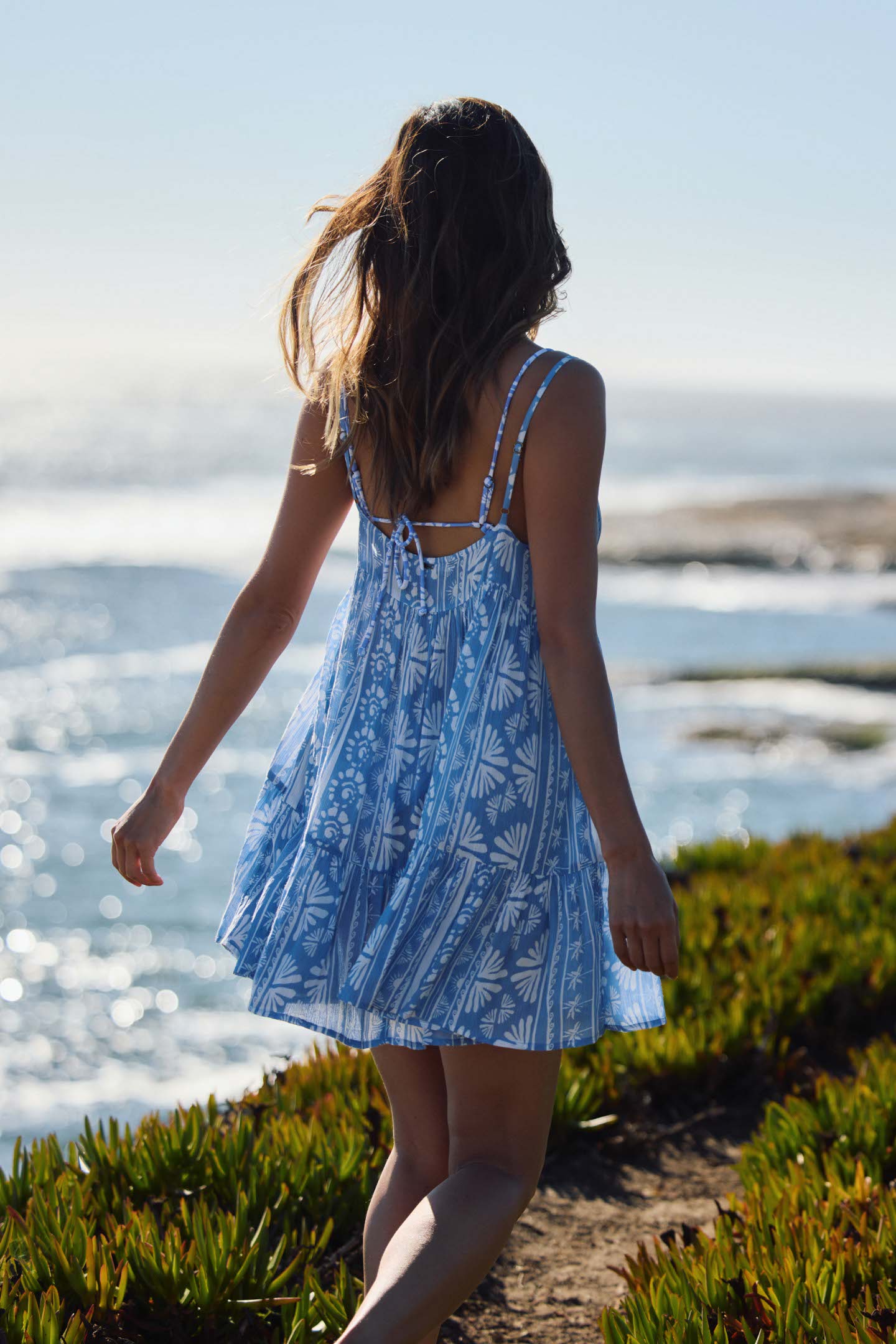 Saltwater Essentials Rilee Printed Mini Cover-Up Dress - Image 8