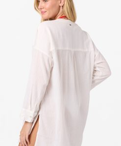 Alternative view of Belizin Long Sleeve Cover-Up Dress