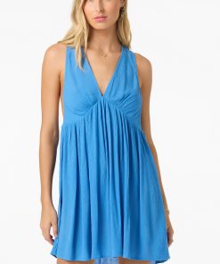 Saltwater Solids Teddy Mini Cover-Up Dress
