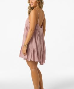 Alternative view of Saltwater Solids Rilee Mini Cover-Up Dress