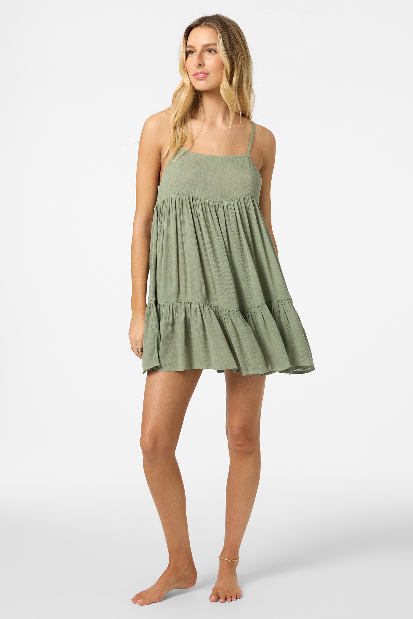 Saltwater Solids Rilee Mini Cover-Up Dress - Image 3
