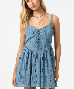 Camden Embroidered Mini Dress