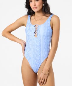 Surf Abstract Hillrose One-Piece