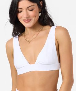 Alternative view of Shorebreak Rib Cancun Bralette Top