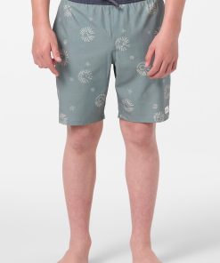 Alternative view of Boy's Hermosa Elastic Waist Lined 16 Swim Trunks