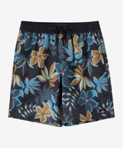 Boy's Hermosa Elastic Waist 16 Swim Trunks