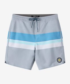 Boy's Cruzer Stripe Scallop 16 Boardshorts