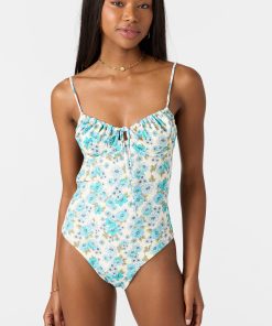 Coastal Floral Kailua One-Piece