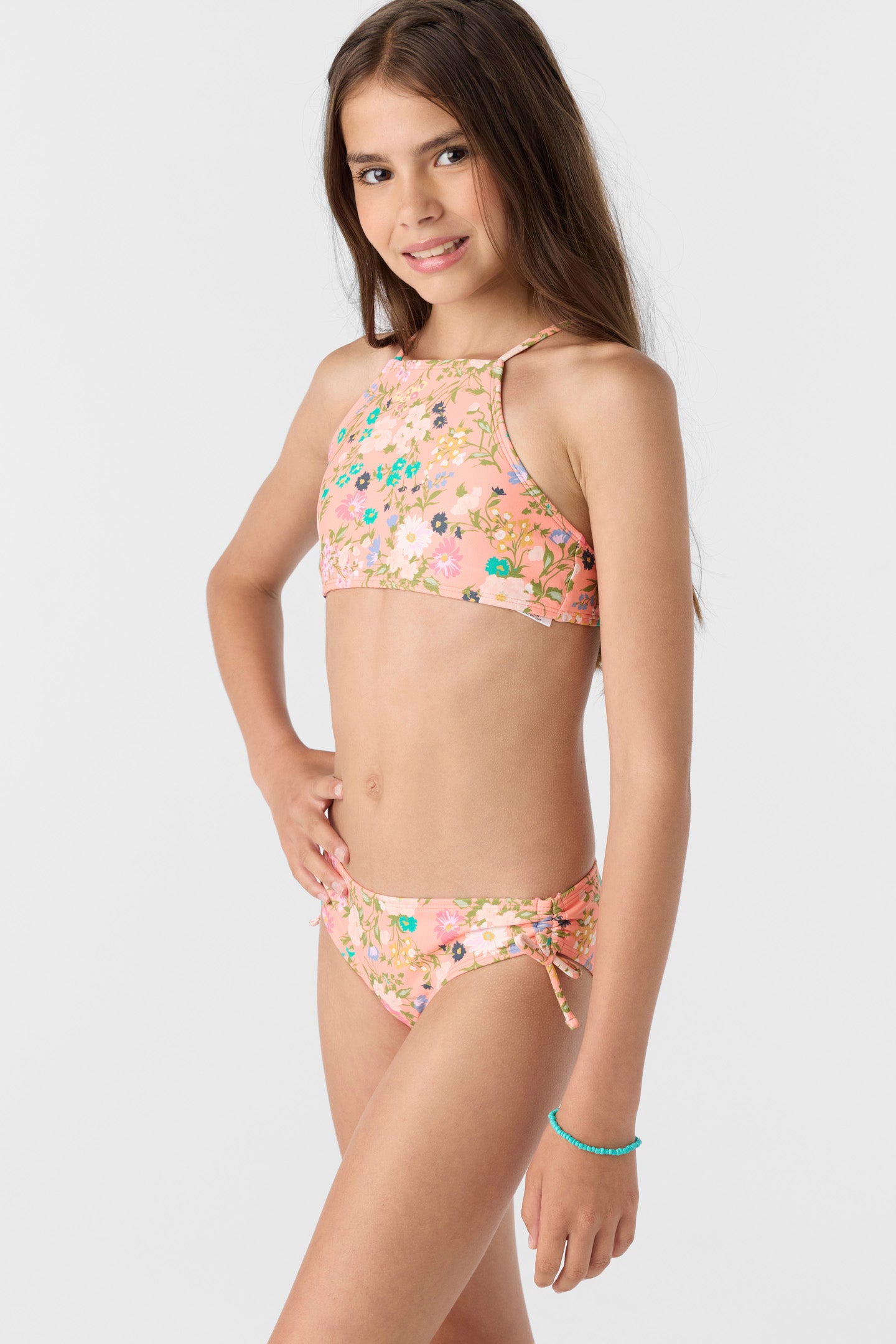 Girl's Kelly Floral High Neck Set - Image 4