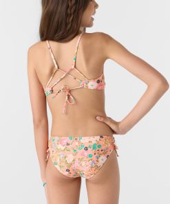 Alternative view of Girl's Kelly Floral High Neck Set
