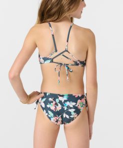 Alternative view of Girl's Melody Floral Strappy High Neck Set