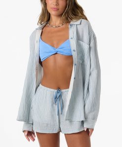Leni Stripe Relaxed Long Sleeve Top