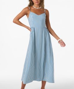 Alternative view of Linden Stripe Midi Dress