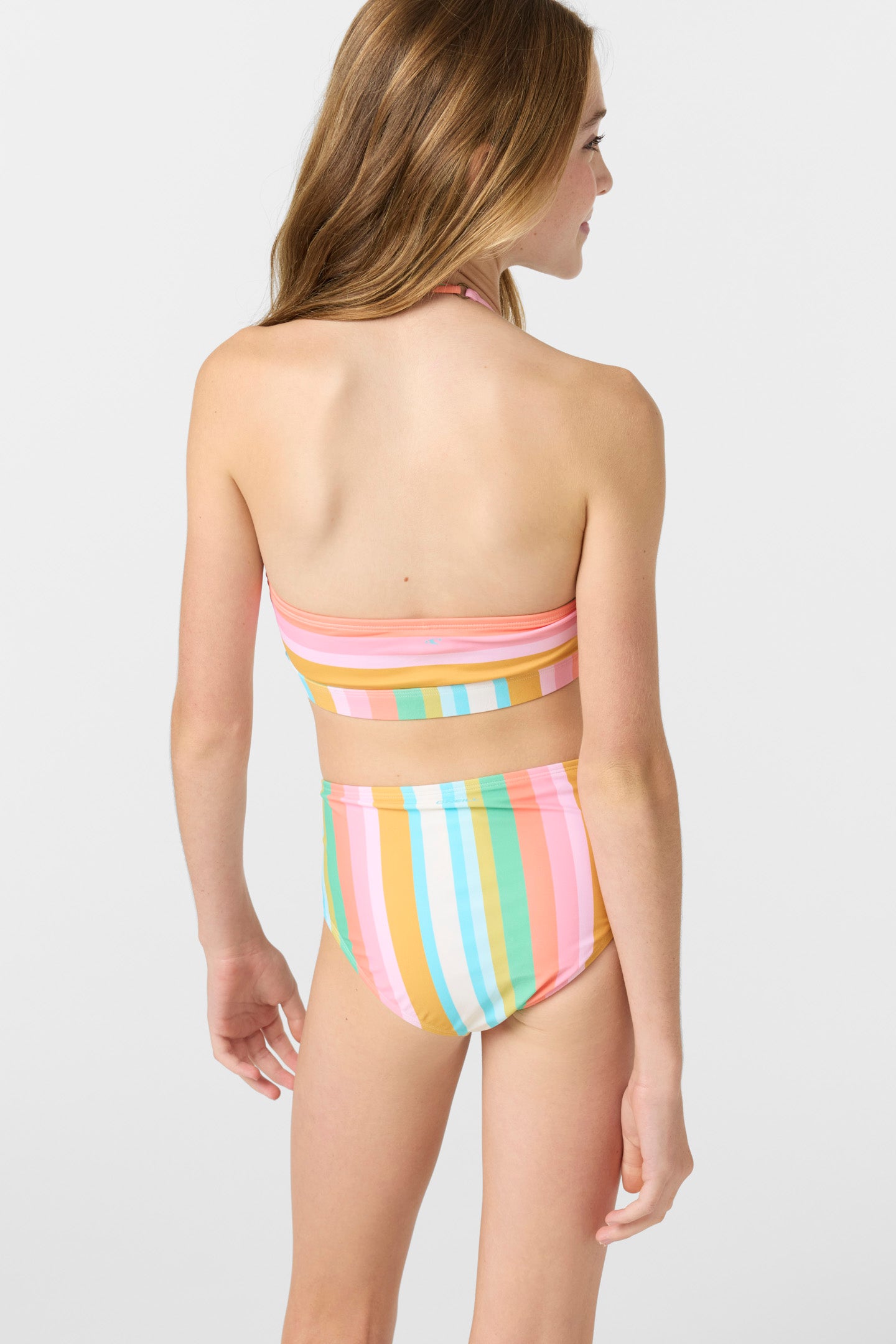 Girl's Low Tide Peekaboo High Neck Top Set - Image 2