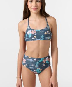 Girl's Paradise Parrot Strappy Bralette Top Set